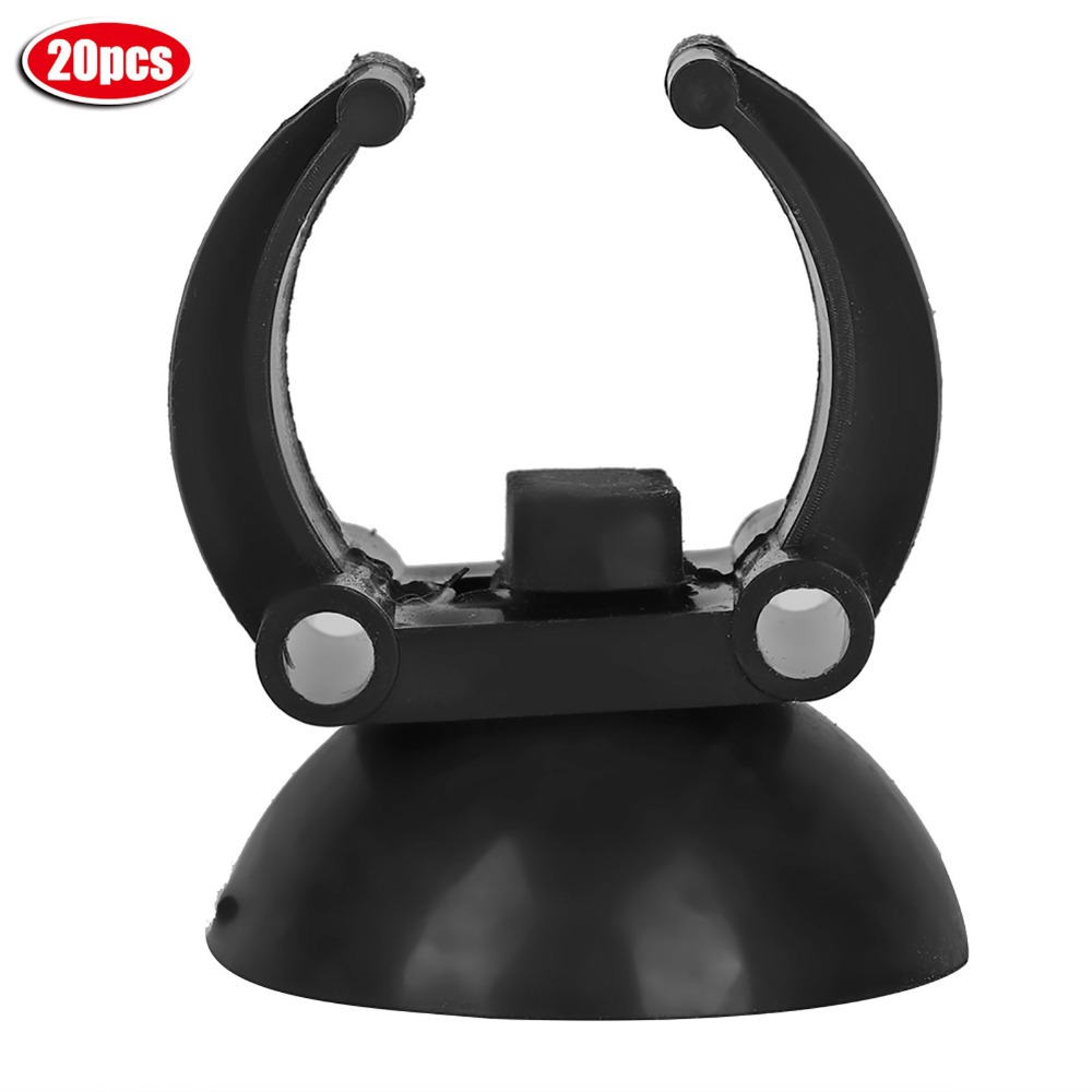 Plastic Pipe Clip - 20 Parça Set PVC Akvaryum Isıtıcı