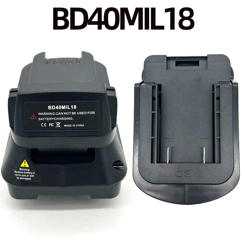 Black+Decker Tool Cordless - BD40MIL18 Elektrikli Alet Pil Adaptörü, Black&Decker